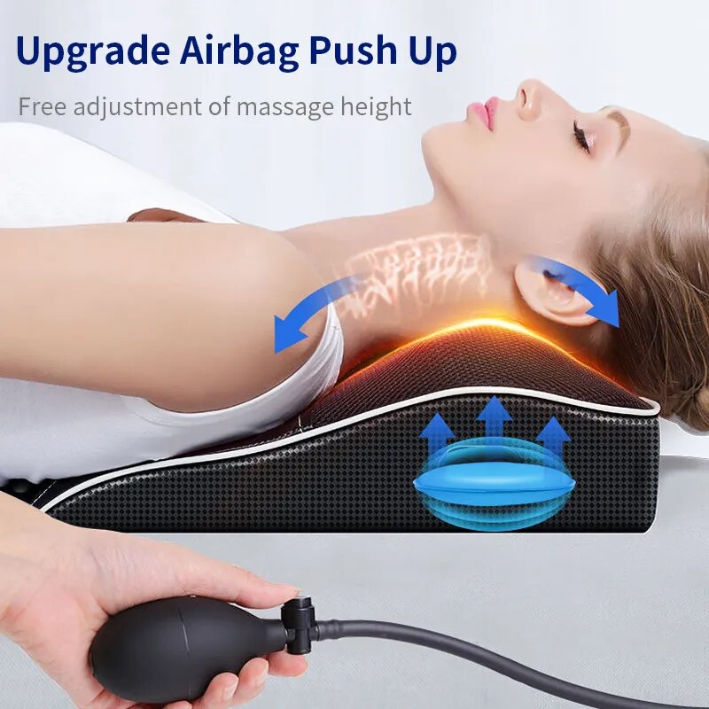 Electric Head / Neck Massager with Heating Function