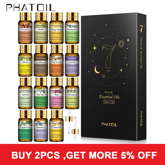 Pure Essential Oils (15pcs Set)