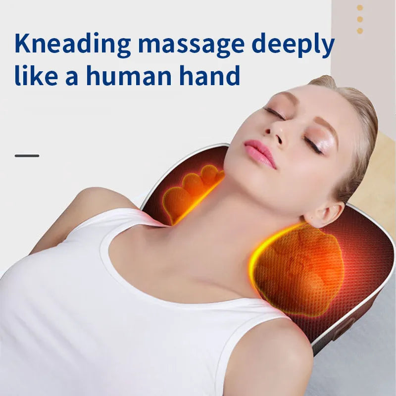 Electric Head / Neck Massager with Heating Function